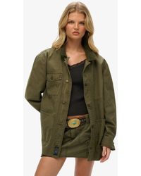 Superdry - Cotton The Merchant Store Oversized Work Jacket - Lyst