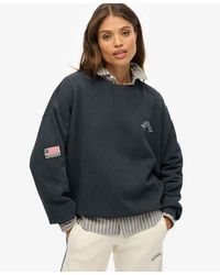 Superdry - & Co Athletic Essentials Printed Crew Sweatshirt - Lyst