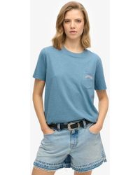 Superdry - & Co Essential Logo Garment Dye Pocket T-shirt - Lyst