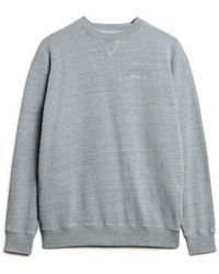 Superdry - & Co Essential Logo Overdyed Sweatshirt - Lyst