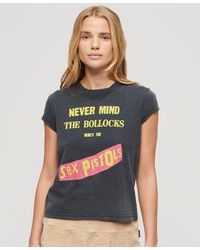Superdry - Sex Pistols Limited Edition Cap Sleeve T-shirt - Lyst