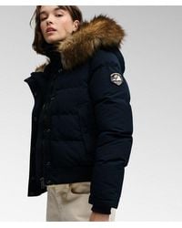Superdry - Everest Hooded Bomber Jacket - Lyst