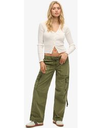 Superdry - & Co Low Rise Utility Pants - Lyst