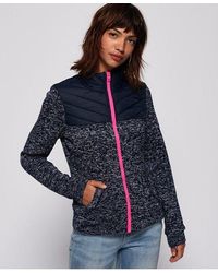 Superdry - Sd Storm Hybrid Track Top Grit - Lyst