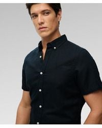 Superdry - & Co Cotton Linen Short Sleeve Shirt - Lyst