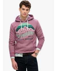 Superdry - Core Logo Great Outdoors Relaxed Hoodie - Lyst