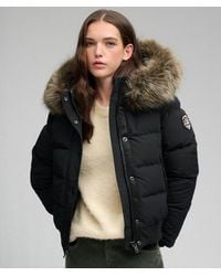 Superdry - Everest Hooded Bomber Jas - Lyst