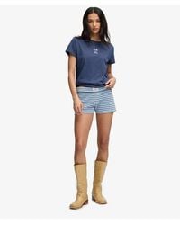 Superdry - & Co Athletic Essentials Fold Over Towelling Shorts - Lyst