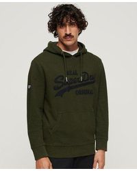 Superdry - Embroidered Long Sleeved Hoodie - Lyst