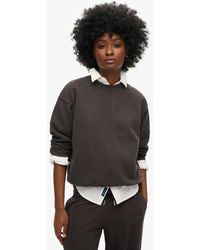 Superdry - & Co Essential Logo Relaxed Fit Sweatshirt - Lyst