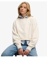 Superdry - & Co Essential Logo Crew Sweatshirt - Lyst
