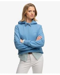 Superdry - & Co Essential Logo Embroidered Hoodie - Lyst