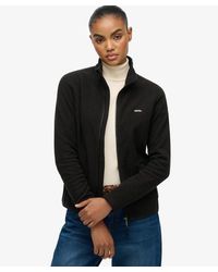Superdry - & Co Classic Embroidered Logo Polar Fleece Full Zip Jacket - Lyst