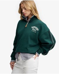 Superdry - & Co Country Club Appliqué Half Zip - Lyst
