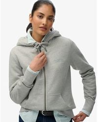 Superdry - & Co Athletic Essentials Logo Zip Hoodie - Lyst