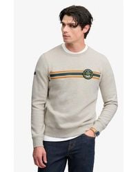 Superdry - Outdoor Stripe Logo Relaxed Sweatshirt - Lyst