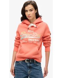Superdry - & Co Vintage Logo Itago Hoodie - Lyst