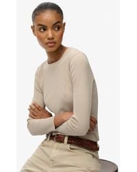 Superdry - Garment Dyed Athletic Essentials Geribd Topje Met Logo - Lyst
