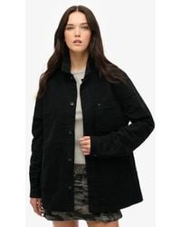 Superdry - & Co The Merchant Store - Oversized Moleskin Overshirt - Lyst