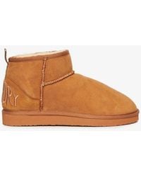 Superdry - & Co Suede Sherpa Mini Boots - Lyst