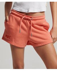 Superdry - & Co Vintage Logo Embroidered Jersey Shorts - Lyst