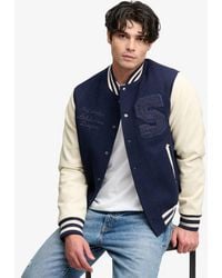 Superdry - & Co Vintage Patched Varsity Jacket - Lyst