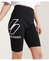 Superdry - Sportstyle Logo Cycling Shorts - Lyst