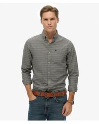Superdry - Premium Oxford Overhemd Met Ruitjes - Lyst