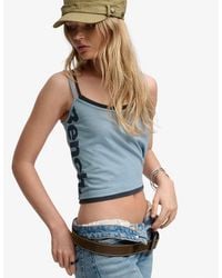 Superdry - Bench X & Co Bench Fitted Cami Layer Vest - Lyst