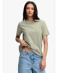 Superdry - & Co Essential Logo Embroidered T-shirt - Lyst
