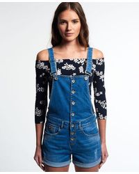 Superdry - Boy Short Dungarees Worker - Lyst