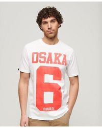 Superdry - Osaka T-shirt Met Print - Lyst