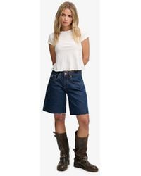 Superdry - & Co Mid Rise baggy Jorts - Lyst