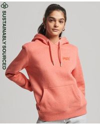 Superdry - Organic Cotton Vintage Logo Embroidered Hoodie - Lyst
