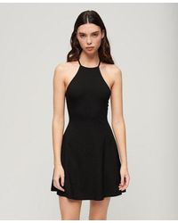 Superdry - Mini Jersey Fit-and-flare Dress - Lyst