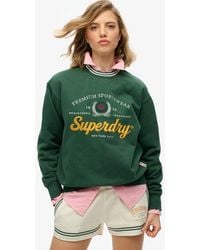 Superdry - Country Club Loose Crew Sweatshirt - Lyst