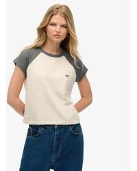 Superdry - & Co Organic Cotton Essential Logo Raglan T-shirt - Lyst