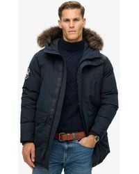 Superdry - Everest Faux Fur Parka Jacket - Lyst