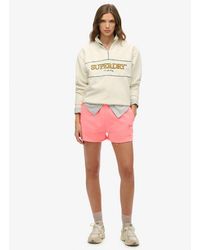 Superdry - & Co Essential Logo Garment Dye Shorts - Lyst