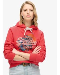 Superdry - & Co Tokyo Vintage Logo Graphic Hoodie - Lyst