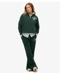 Superdry - & Co Athletic Essentials Applique Half Zip Sweatshirt - Lyst