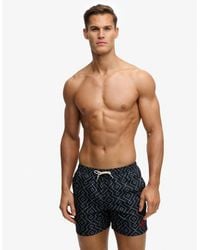 Superdry - & Co Premium Printed 15-inch Swim Shorts - Lyst