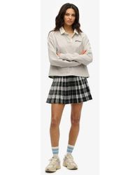 Superdry - Mini-jupe plissée à carreaux - Lyst