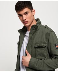 Superdry Rookie Military Jacket in Green for Men | Lyst