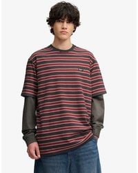 Superdry - & Co Oversized Stripe T-shirt - Lyst