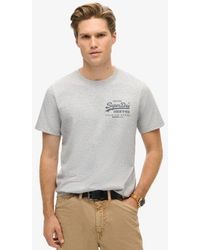 Superdry - & Co Classic Vintage Logo Heritage Chest T-shirt - Lyst