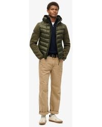 Superdry - Hooded Knit Storm Hybrid Jacket - Lyst