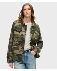 Superdry - Embroidered M65 Military Jacket - Lyst