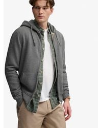 Superdry - & Co Essential Sd Co Logo Hoodie Met Rits Relaxed Pasvorm - Lyst