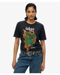 Superdry - Neo Trad Tattoo Relaxed T-Shirt - Lyst
